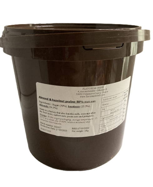 Almond And Hazelnut Praline 50% 1KG